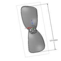 turbine propeller screw 3d-print and cnc - Thumbnail 6