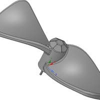 turbine propeller screw 3d-print and cnc - Thumbnail 7