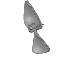 turbine propeller screw 3d-print and cnc - Thumbnail 9