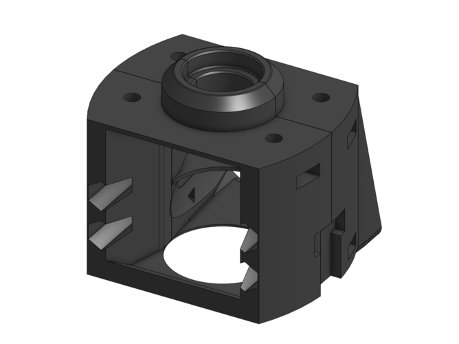 (GNU GPL v3) Anycubic E3D v6 cooling optimized upgrade 3D Print 254271