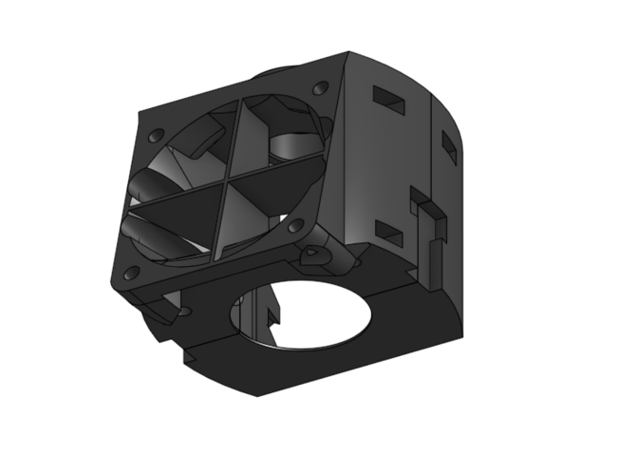 (GNU GPL v3) Anycubic E3D v6 cooling optimized upgrade 3D Print 254273