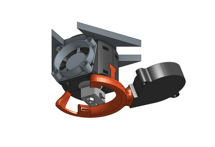 (GNU GPL v3) Anycubic E3D v6 cooling optimized upgrade 3D Print 254274