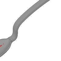 kitchen laboratory spoon for real 3D printing  - Thumbnail 3
