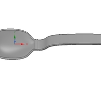 Small kitchen laboratory spoon for real 3D printing  3D Printing 254286