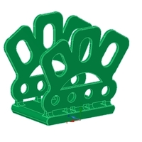 kitchen table napkin holder for real 3D printing  - Thumbnail 3