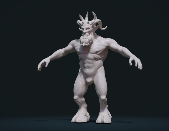 Demon figure 3D Print 254306