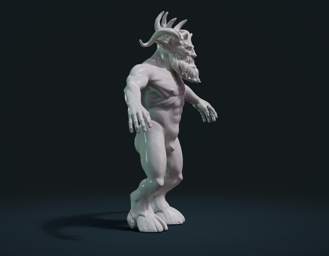 Demon figure 3D Print 254308