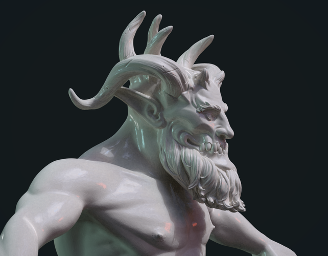 Demon figure 3D Print 254309