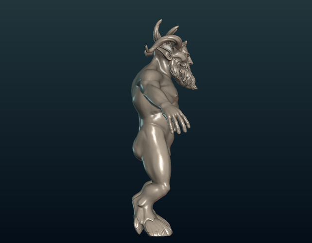 Demon figure 3D Print 254317