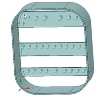 key wall holder housekeeper for real 3D printing  - Thumbnail 2