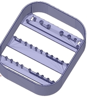 key wall holder housekeeper for real 3D printing  - Thumbnail 6