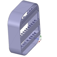 key wall holder housekeeper for real 3D printing  - Thumbnail 7