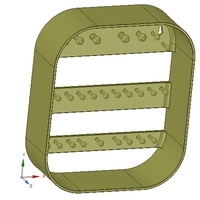 key wall holder housekeeper for real 3D printing  - Thumbnail 8
