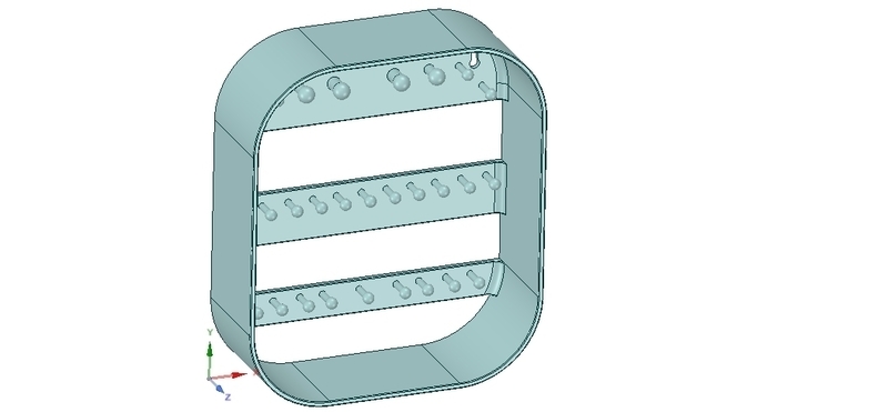 key wall holder housekeeper for real 3D printing 