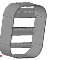 key wall holder housekeeper for real 3D printing  - Thumbnail 11