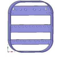 key wall holder housekeeper for real 3D printing  - Thumbnail 13