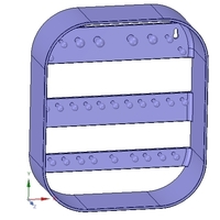 key wall holder housekeeper for real 3D printing  - Thumbnail 14