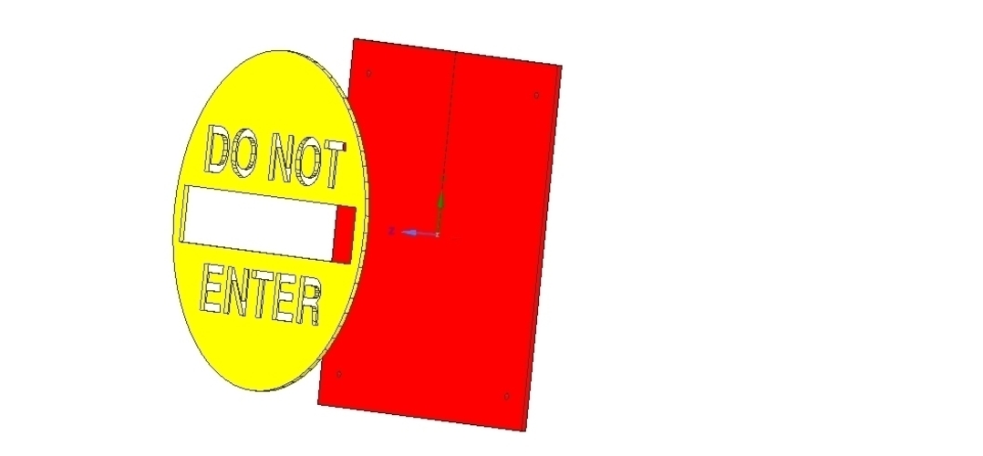 do not enter sign stop parents for real 3D printing  3D Print 254364