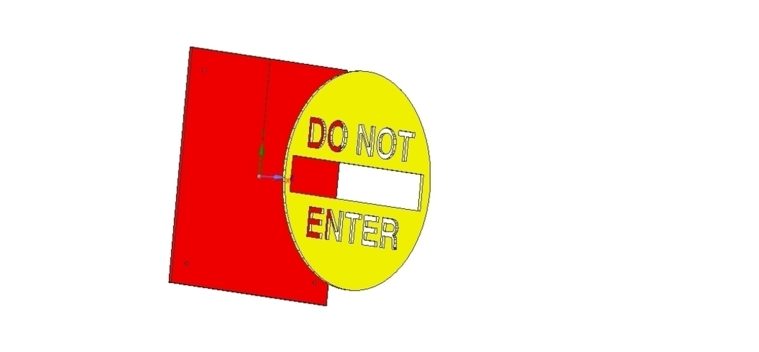do not enter sign stop parents for real 3D printing  3D Print 254366