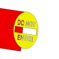 do not enter sign stop parents for real 3D printing  - Thumbnail 5