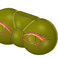 glasses case for 3d-print and cnc - Thumbnail 12