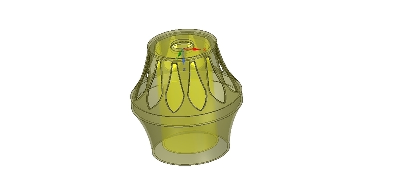 Lights Lampshade for real 3D printing 