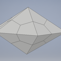 Small Pentagonal bipyramid 3D Printing 254524