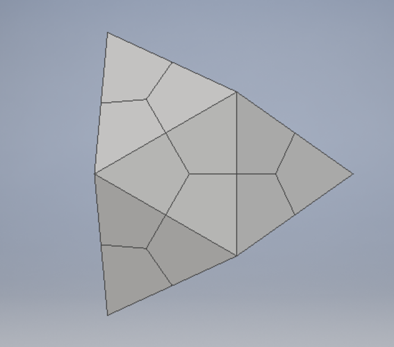 Triaugmented triangular prism 3D Print 254530