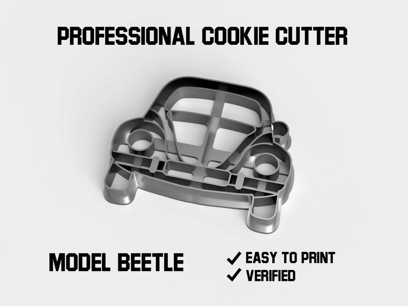 Beetle car cookie cutter