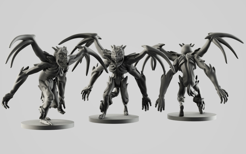 Darkness' elemental demon 3D Print 254543