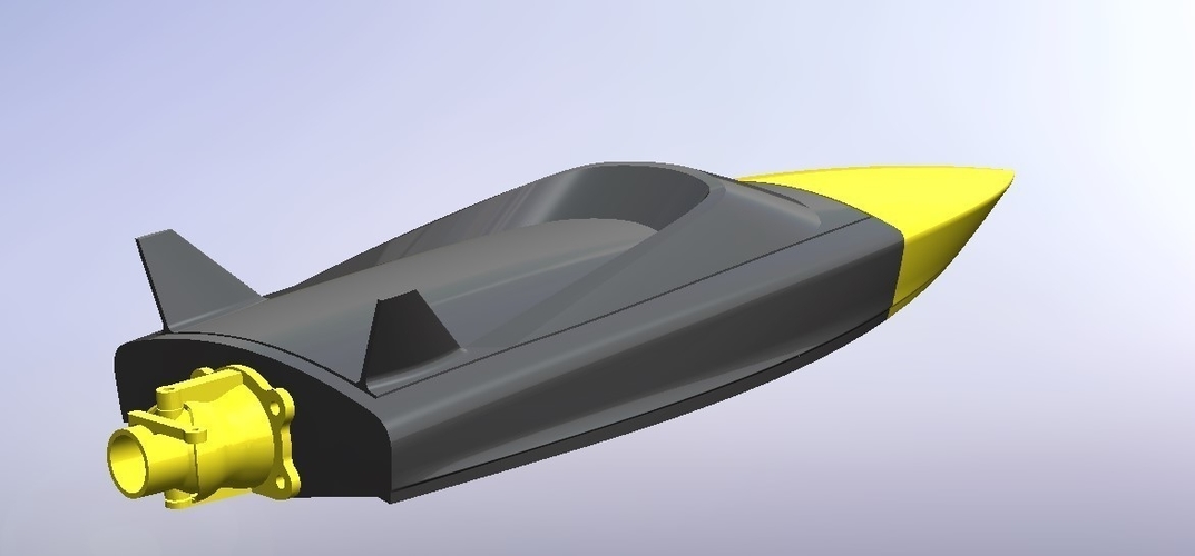 RC jet boat 3D Print 254573