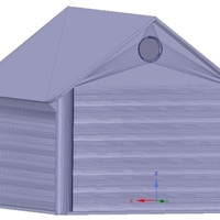 doghouse cathouse housekeeper for real 3D printing  - Thumbnail 2