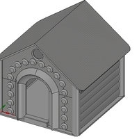 doghouse cathouse housekeeper for real 3D printing  - Thumbnail 4
