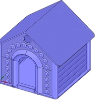 doghouse cathouse housekeeper for real 3D printing  - Thumbnail 5