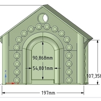 doghouse cathouse housekeeper for real 3D printing  - Thumbnail 7