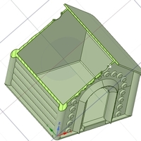 doghouse cathouse housekeeper for real 3D printing  - Thumbnail 14