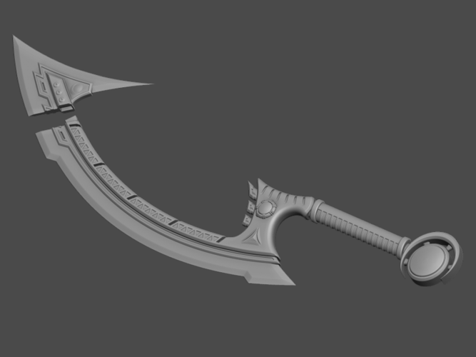 Project Diana Sword from league of legends - Fan Art 3D Print 254784