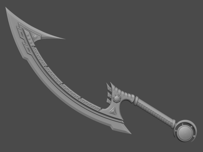 Project Diana Sword from league of legends - Fan Art 3D Print 254793