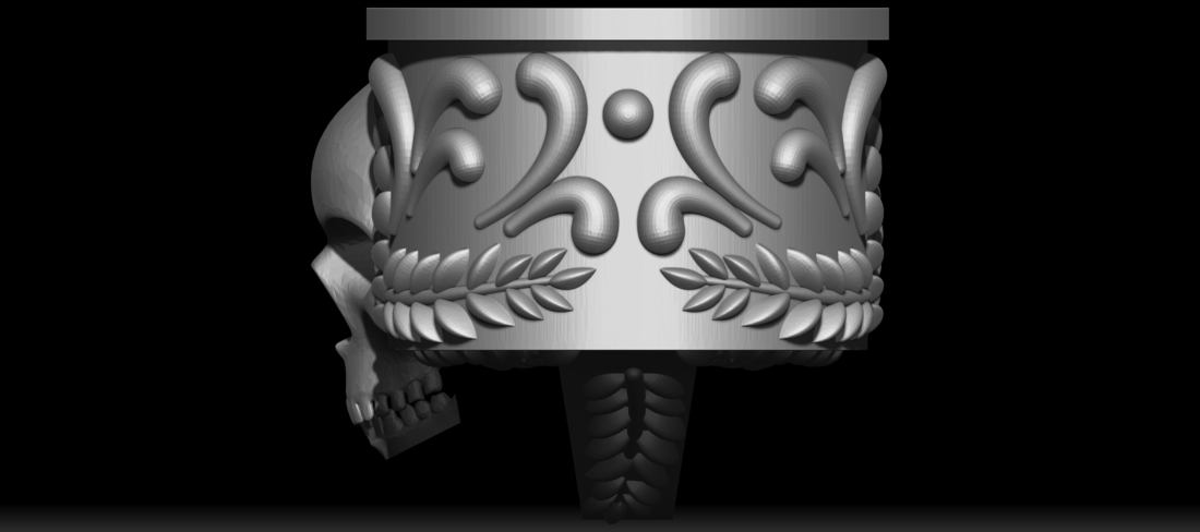 skull bracelet 3D Print 254886