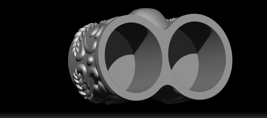 skull bracelet 3D Print 254891