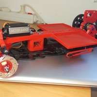 Sakura D4 steering + upper motor mount RWD - Thumbnail 2