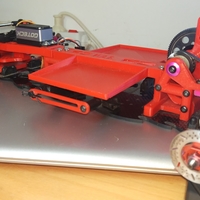Sakura D4 steering + upper motor mount RWD - Thumbnail 7