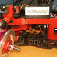 Sakura D4 steering + upper motor mount RWD - Thumbnail 14