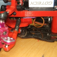 Sakura D4 steering + upper motor mount RWD - Thumbnail 15