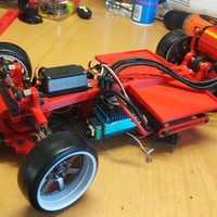 Sakura D4 steering + upper motor mount RWD - Thumbnail 16
