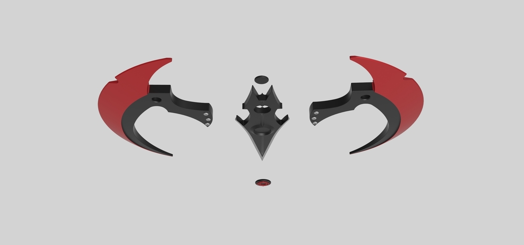 3d Printed Batarang From The Game Batman Arkham Knight By 