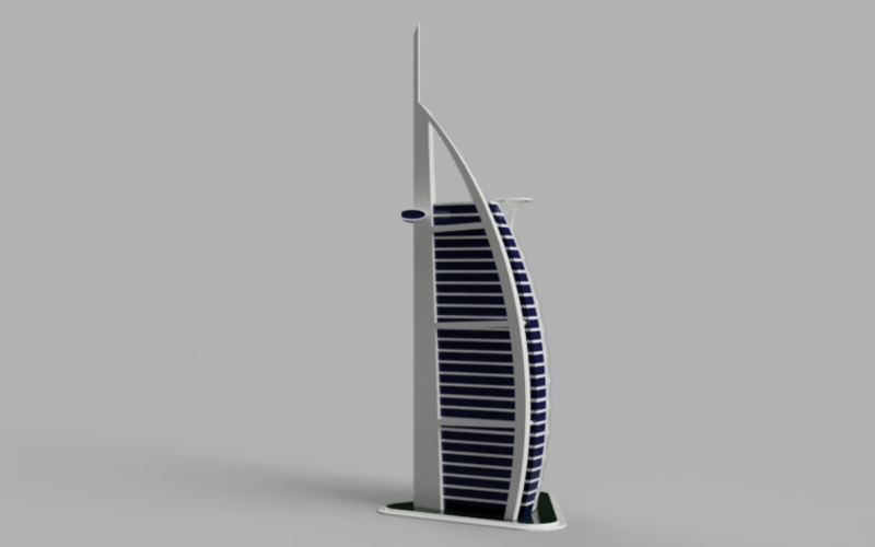 Burj Al Arab 3D Print 254953