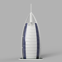 Small Burj Al Arab 3D Printing 254954