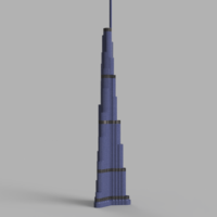 Small Burj Khalifa 3D Printing 254956