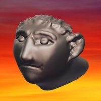 custom-made furniture handle knob SHAMAN v04 3d-print cnc made - Thumbnail 2